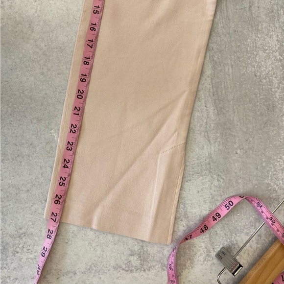 Isabel Marant || Ovida Side Slit Pants Cropped Trousers Cream Blush 40 - Picture 8 of 12